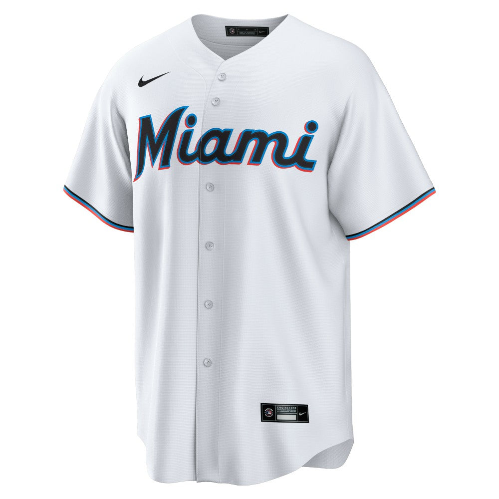 Sandy Alcantara Miami Marlins Nike Replica Player Jersey - White Jerseys
