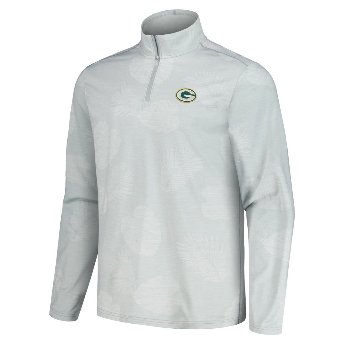 Green Bay Packers Delray Frond IslandZone Half-Zip Sweatshirt Gray