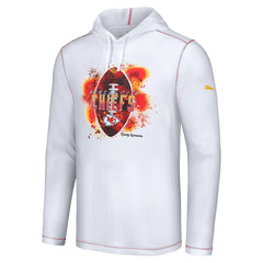 Kansas City Chiefs Graffiti Touchdown Pullover Hoodie White