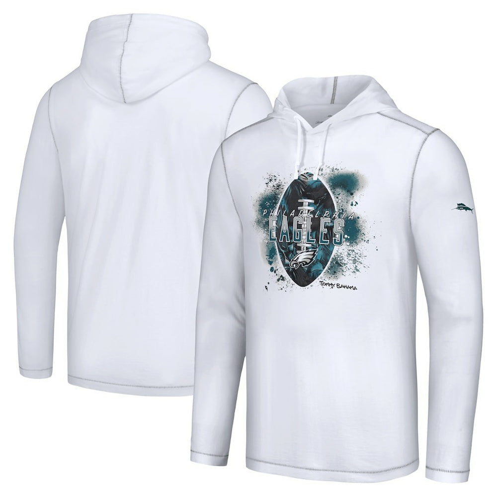 Philadelphia Eagles Graffiti Touchdown Pullover Hoodie White