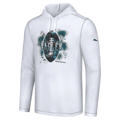 Philadelphia Eagles Graffiti Touchdown Pullover Hoodie White