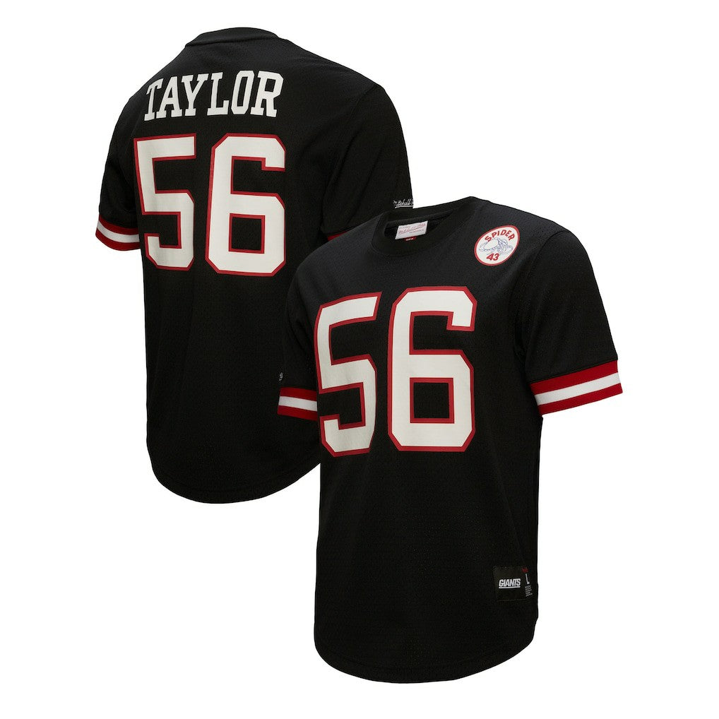 Lawrence Taylor New York Giants Retired Player Name & Number Mesh Top Black