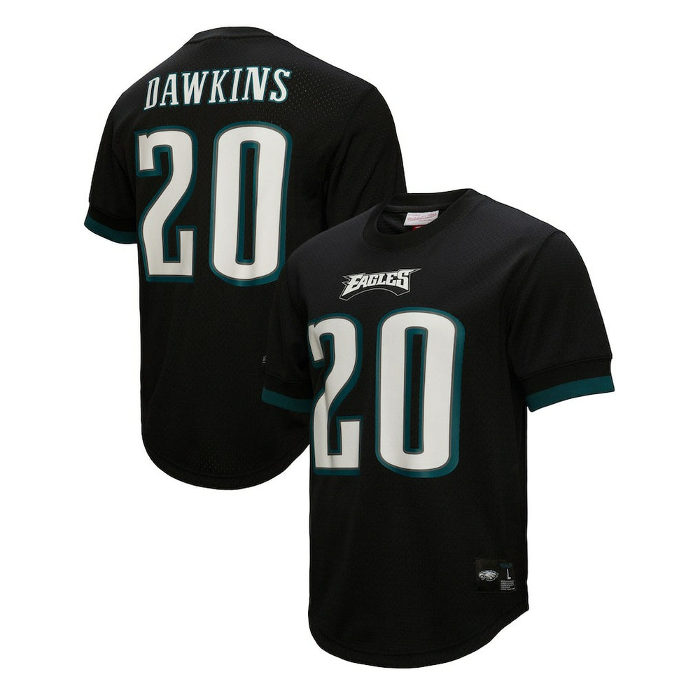 Brian Dawkins Philadelphia Eagles Retired Player Name & Number Mesh Top Black