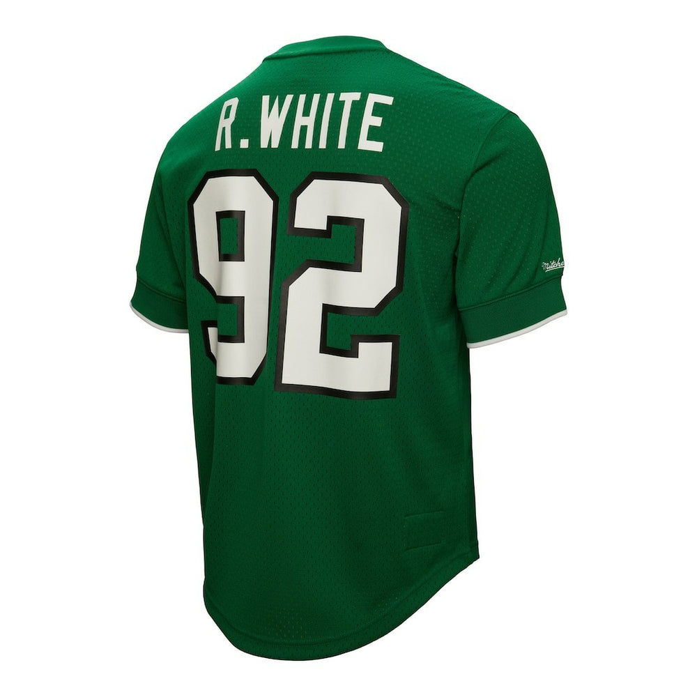 Reggie White Philadelphia Eagles Retired Player Name & Number Mesh Top Kelly Green