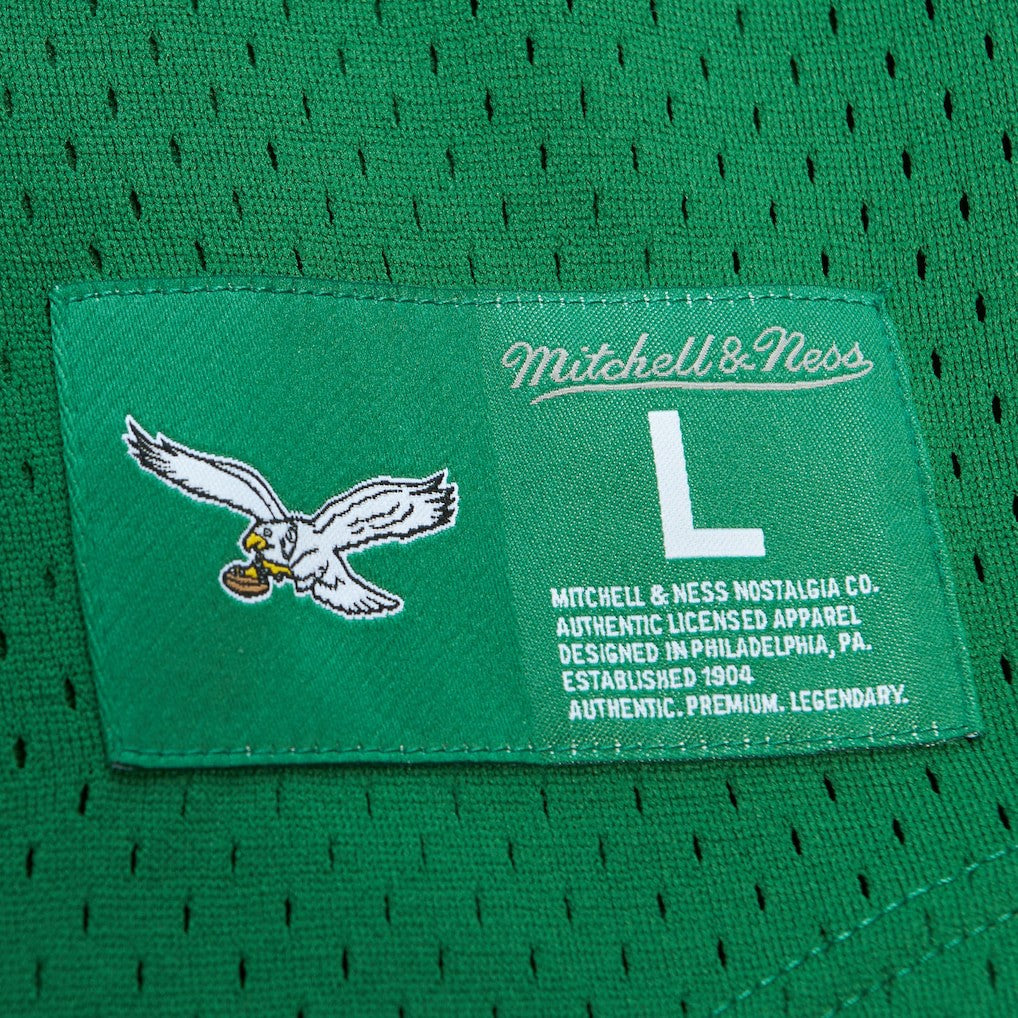 Reggie White Philadelphia Eagles Retired Player Name & Number Mesh Top Kelly Green