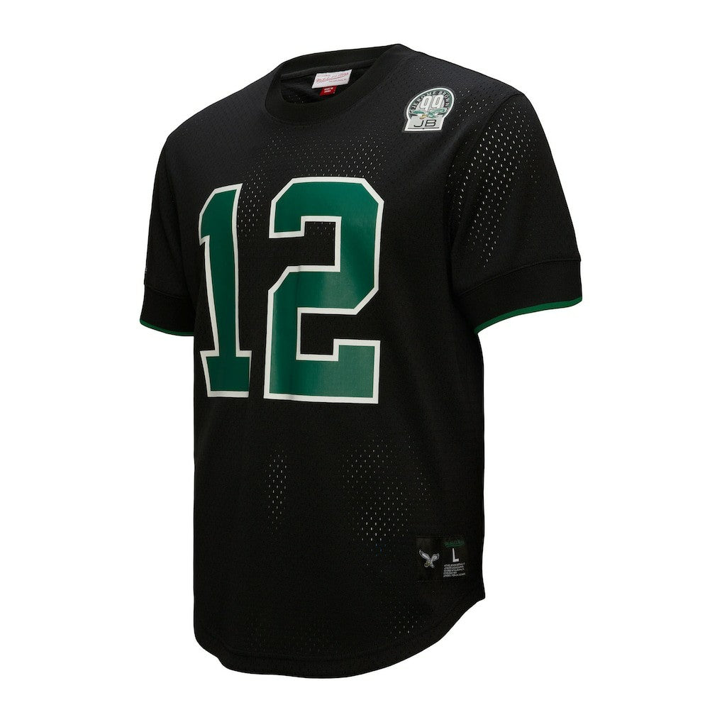 Randall Cunningham Philadelphia Eagles Retired Player Name & Number Mesh Top Black