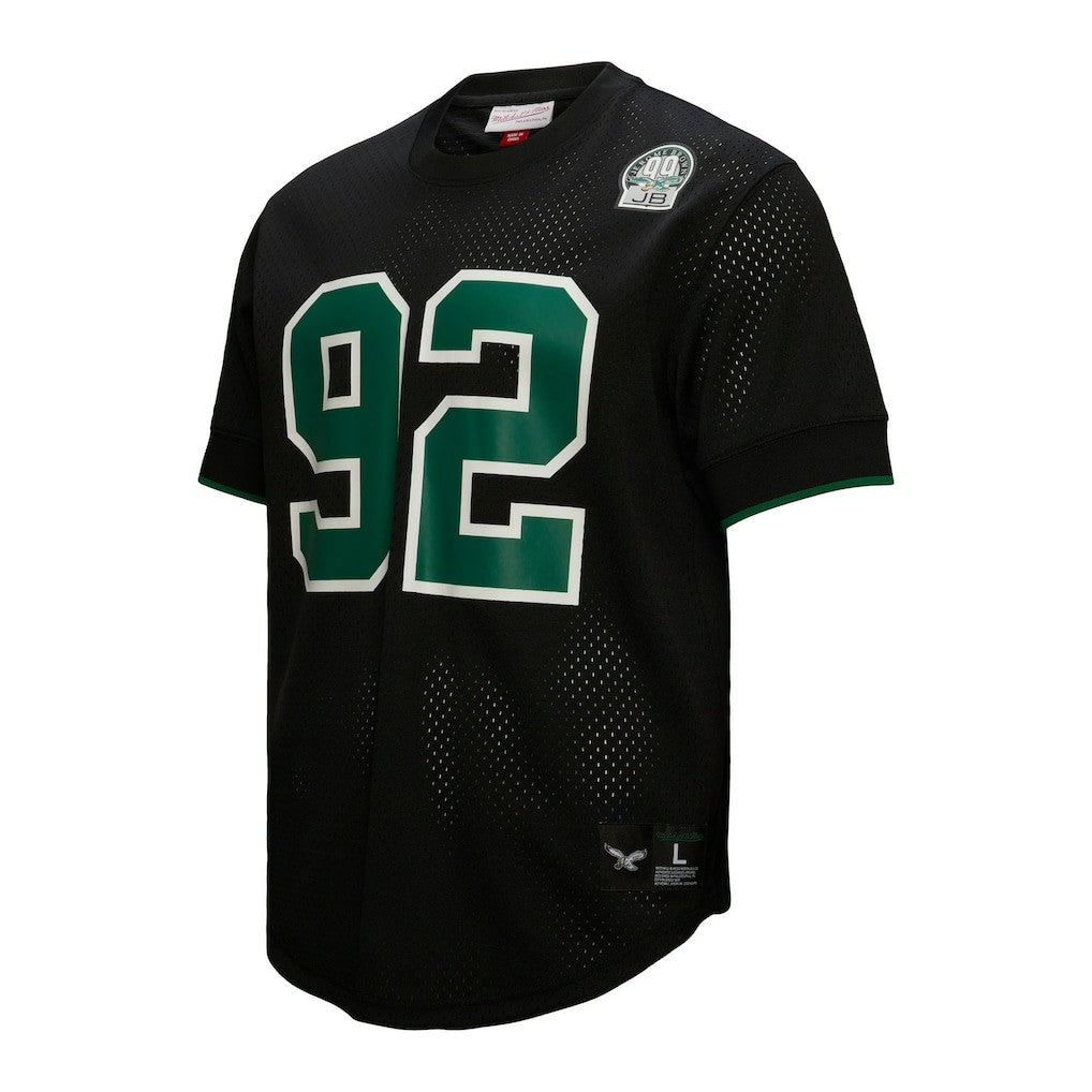 Reggie White Philadelphia Eagles Retired Player Name & Number Mesh Top Black
