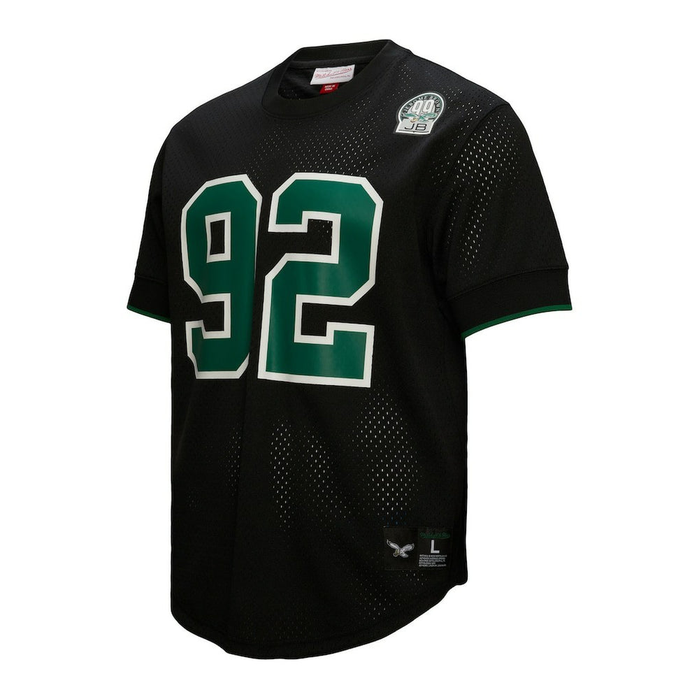 Reggie White Philadelphia Eagles Retired Player Name & Number Mesh Top Black