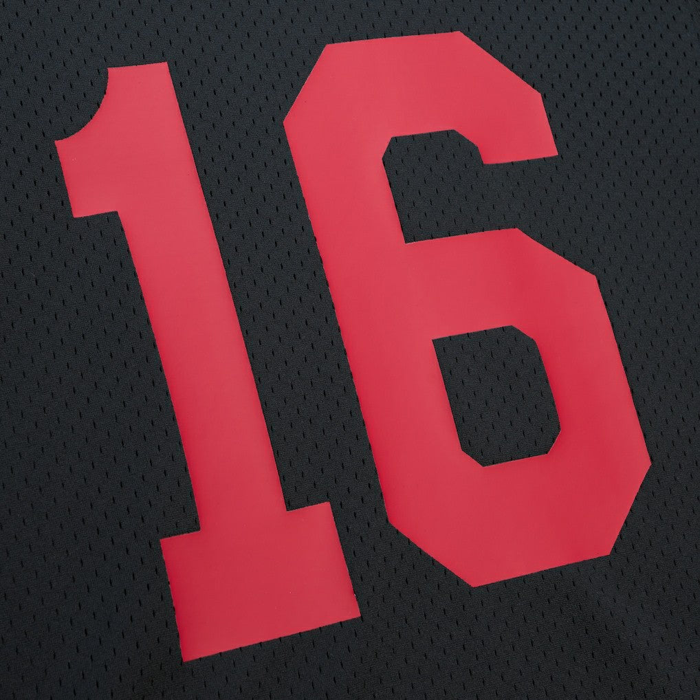Joe Montana San Francisco 49ers Retired Player Name & Number Mesh Top Black