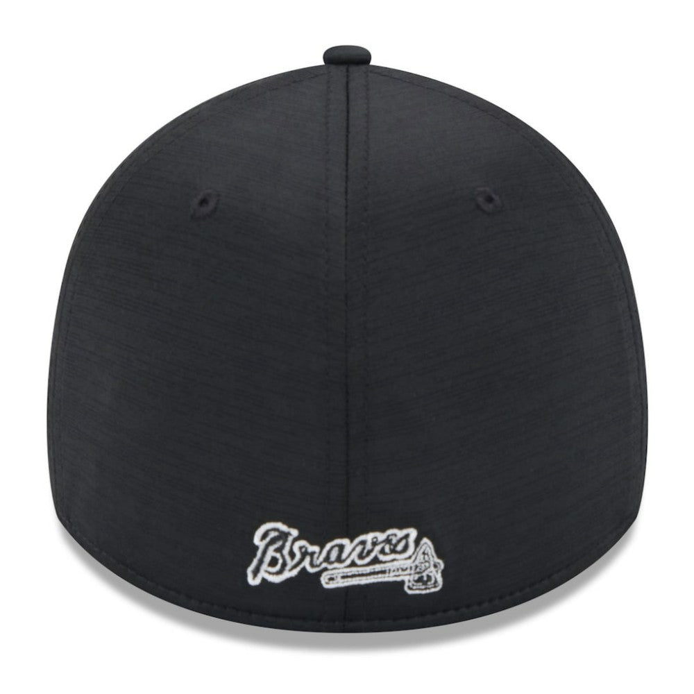 Atlanta Braves New Era 2024 Clubhouse 39THIRTY Flex Hat - Black Hats