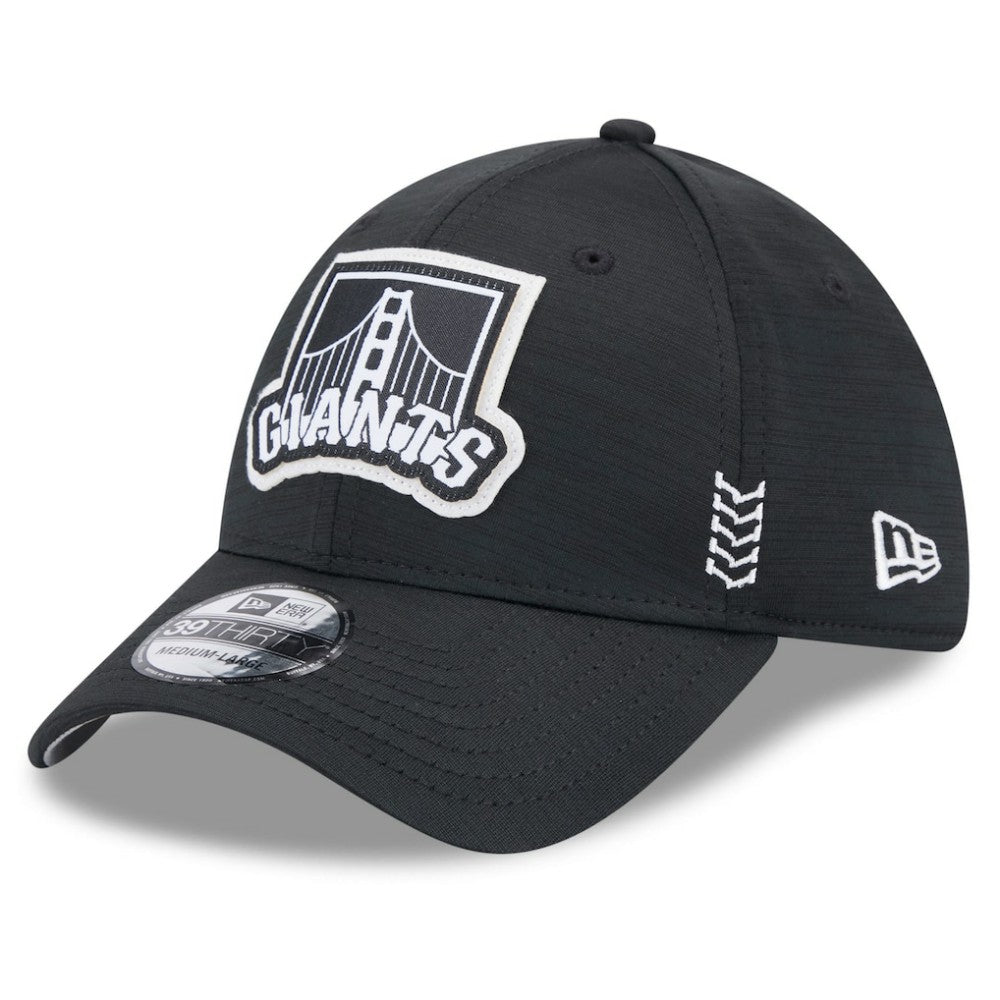 San Francisco Giants New Era 2024 Clubhouse 39THIRTY Flex Hat - Black Hats