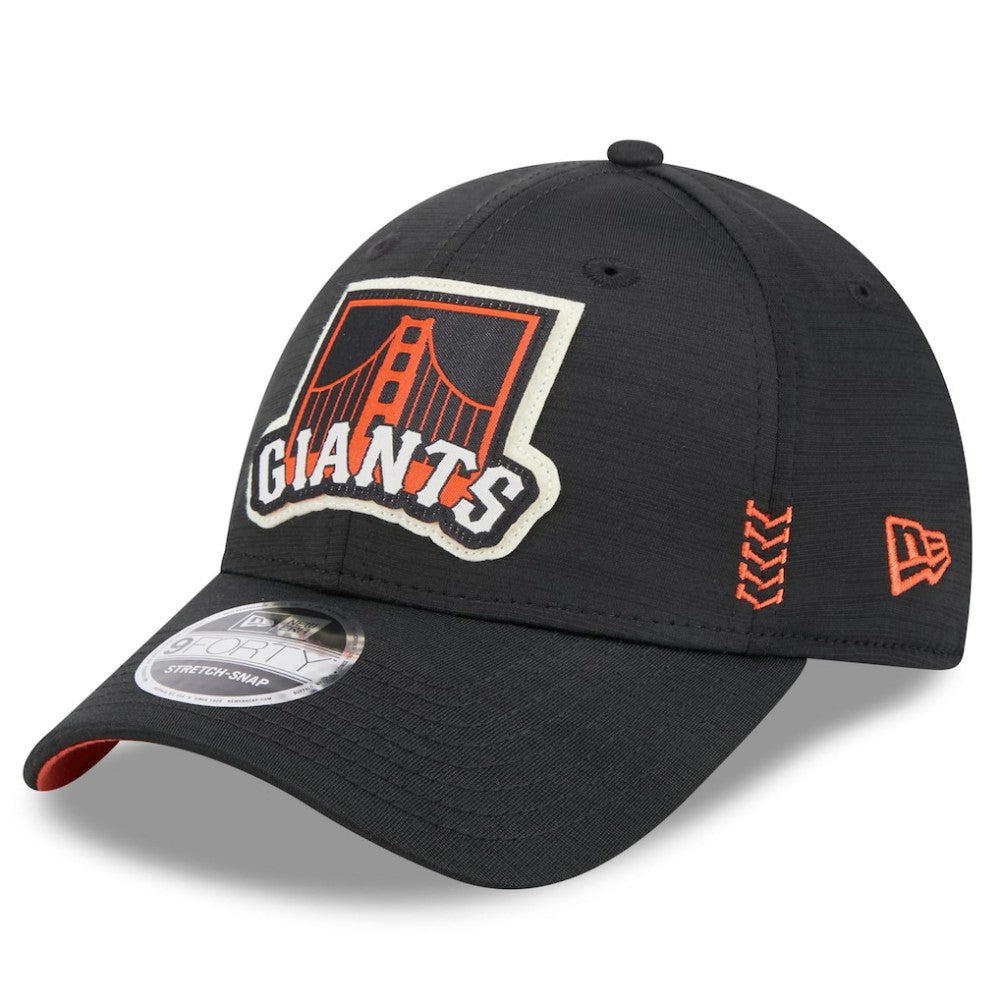 San Francisco Giants New Era 2024 Clubhouse 9FORTY Adjustable Hat - Black Hats