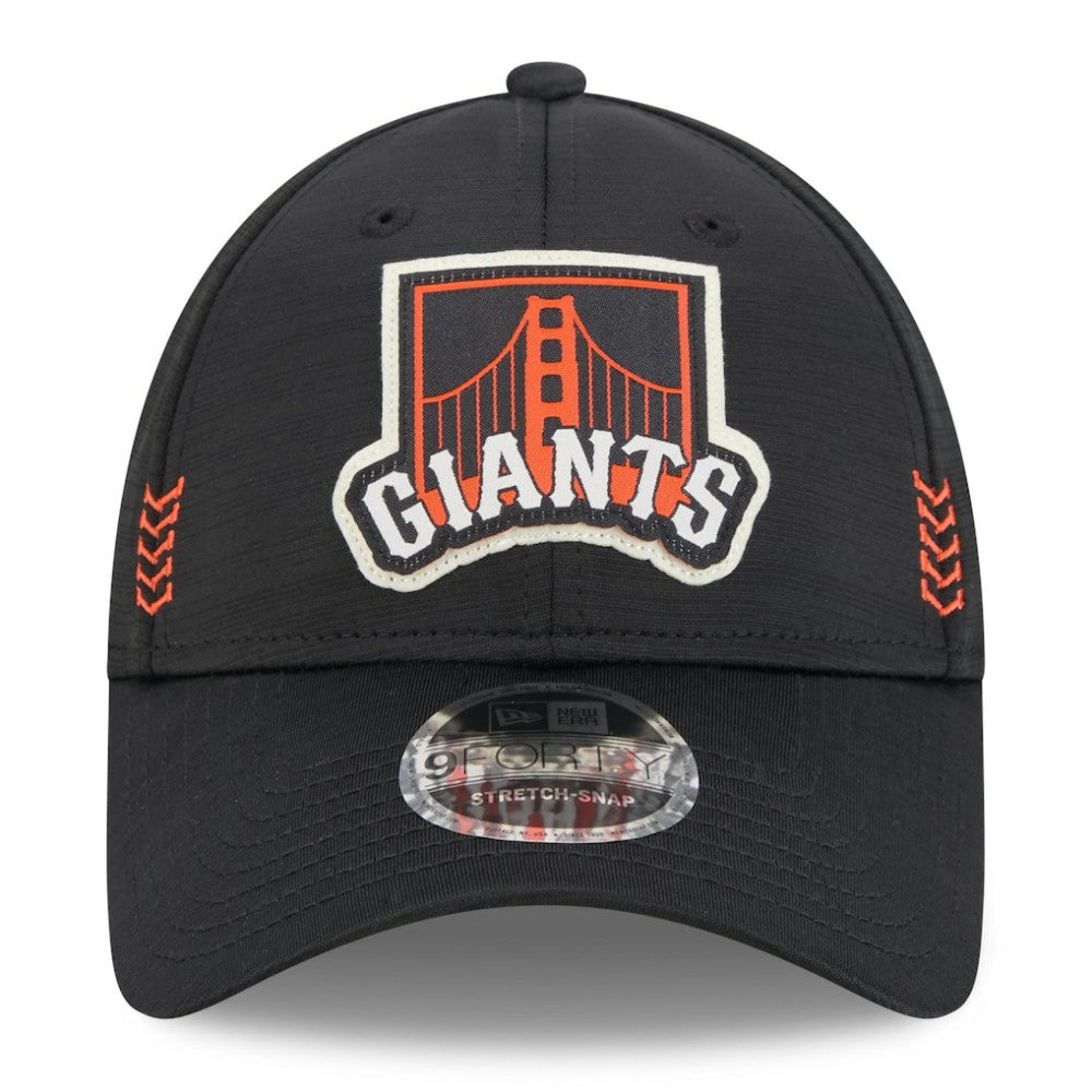 San Francisco Giants New Era 2024 Clubhouse 9FORTY Adjustable Hat - Black Hats