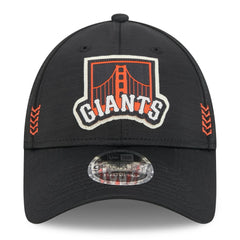 San Francisco Giants New Era 2024 Clubhouse 9FORTY Adjustable Hat - Black Hats