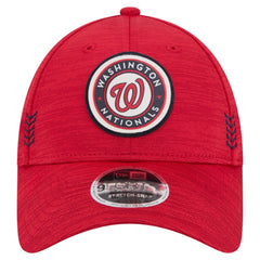 Washington Nationals New Era 2024 Clubhouse 9FORTY Adjustable Hat - Red Hats