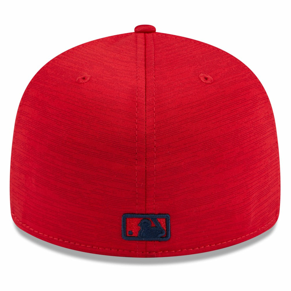 Los Angeles Angels New Era 2024 Clubhouse Low Profile 59FIFTY Fitted Hat - Red Hats