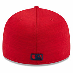 Los Angeles Angels New Era 2024 Clubhouse Low Profile 59FIFTY Fitted Hat - Red Hats