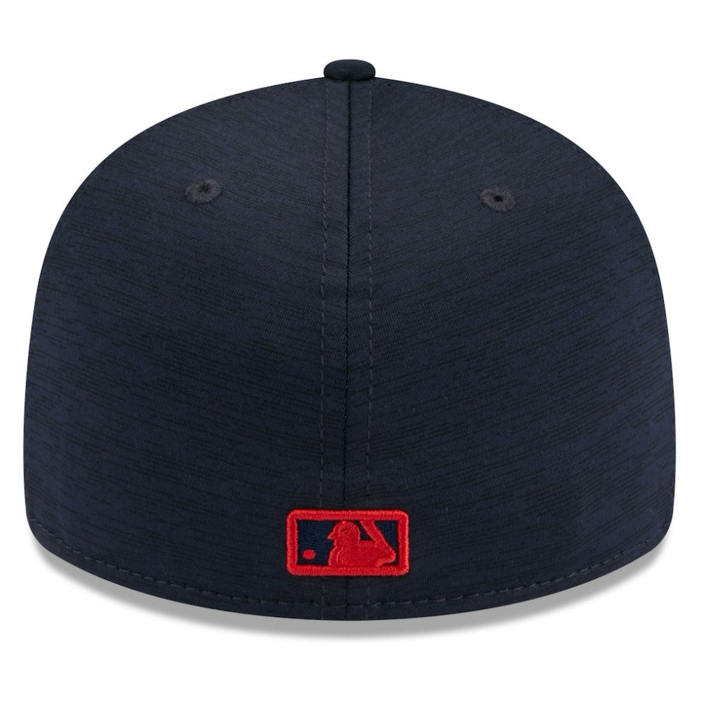 Atlanta Braves New Era 2024 Clubhouse Low Profile 59FIFTY Fitted Hat - Navy Hats