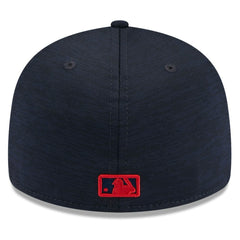 Atlanta Braves New Era 2024 Clubhouse Low Profile 59FIFTY Fitted Hat - Navy Hats