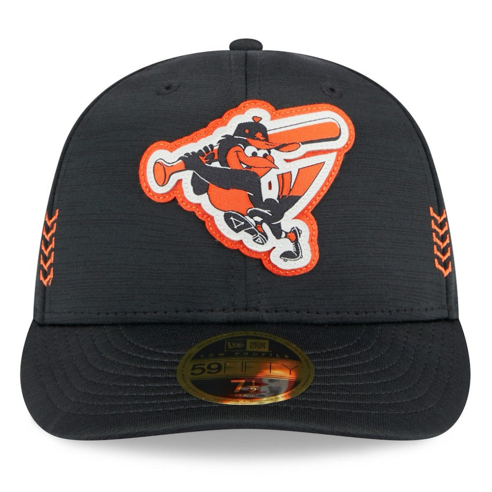 Baltimore Orioles New Era 2024 Clubhouse Low Profile 59FIFTY Fitted Hat - Black Hats