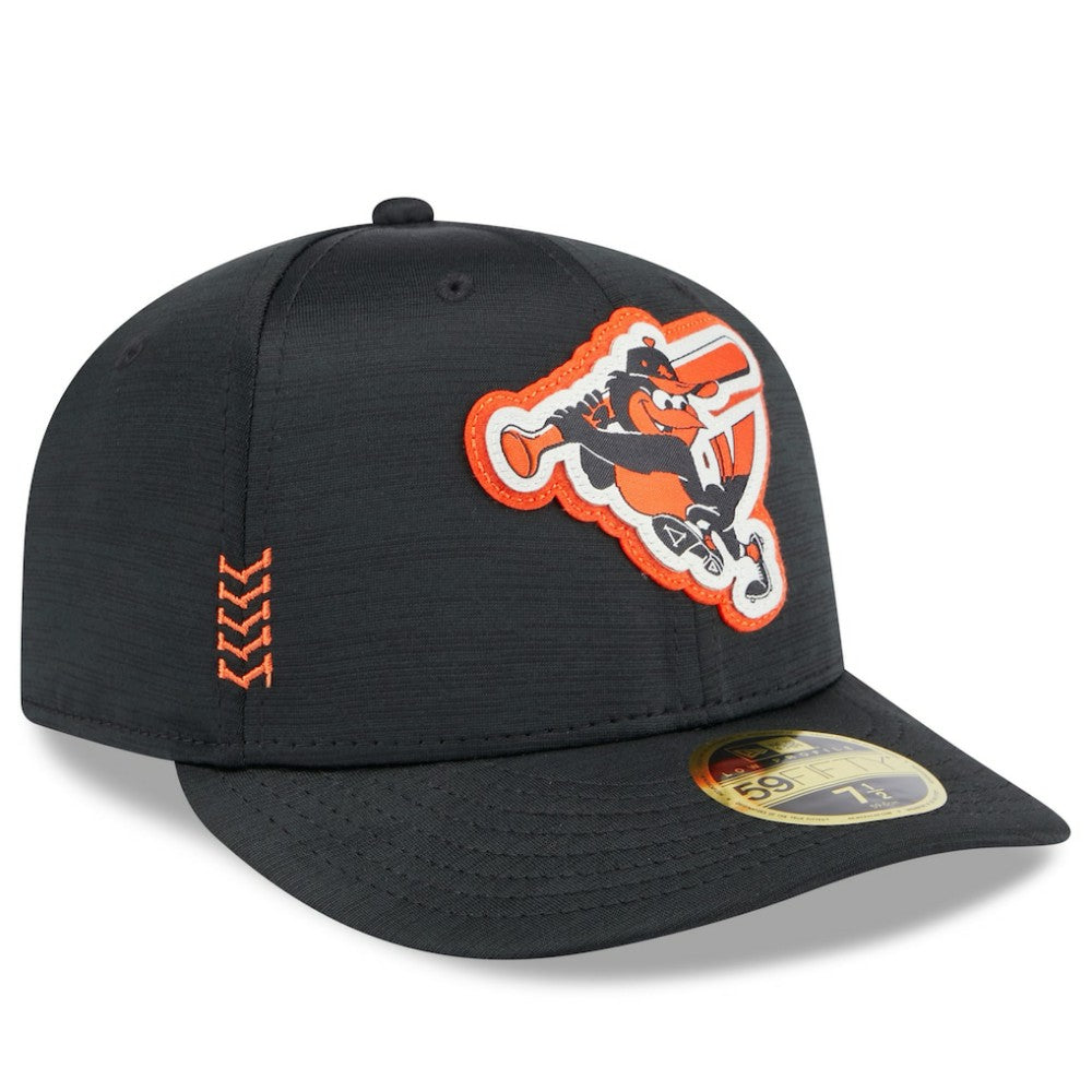 Baltimore Orioles New Era 2024 Clubhouse Low Profile 59FIFTY Fitted Hat - Black Hats