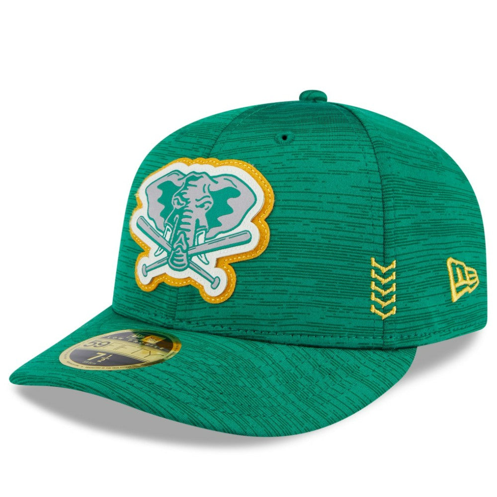 Athletics New Era 2024 Clubhouse Low Profile 59FIFTY Fitted Hat - Green Hats