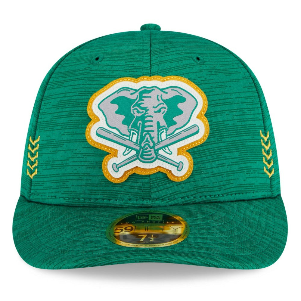 Athletics New Era 2024 Clubhouse Low Profile 59FIFTY Fitted Hat - Green Hats