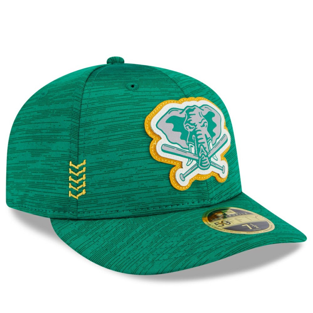 Athletics New Era 2024 Clubhouse Low Profile 59FIFTY Fitted Hat - Green Hats