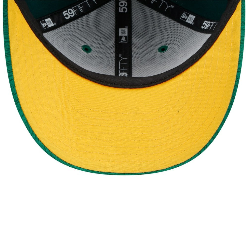 Athletics New Era 2024 Clubhouse Low Profile 59FIFTY Fitted Hat - Green Hats