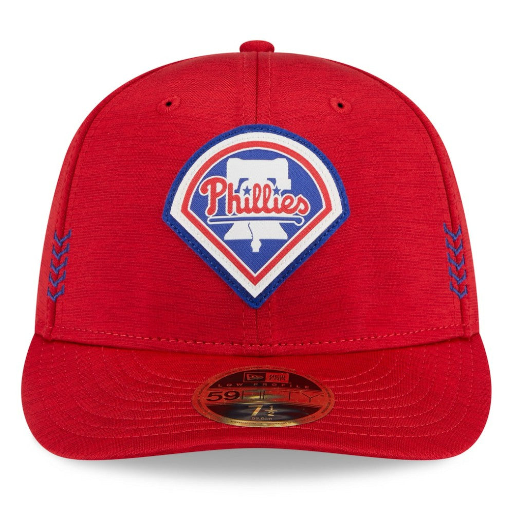 Philadelphia Phillies New Era 2024 Clubhouse Low Profile 59FIFTY Fitted Hat - Red Hats