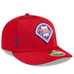 Philadelphia Phillies New Era 2024 Clubhouse Low Profile 59FIFTY Fitted Hat - Red Hats