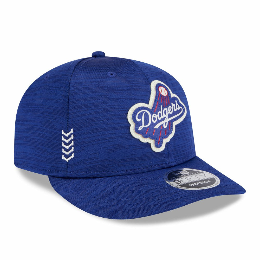Los Angeles Dodgers New Era 2024 Clubhouse Low Profile 9FIFTY Snapback Hat - Royal Hats