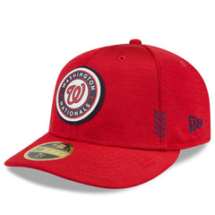 Washington Nationals New Era 2024 Clubhouse Low Profile 59FIFTY Fitted Hat - Red Hats