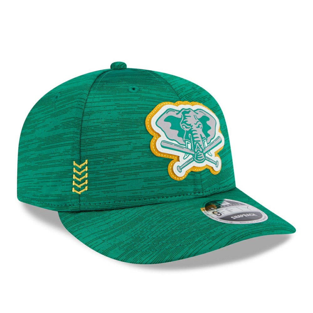 Athletics New Era 2024 Clubhouse Low Profile 9FIFTY Snapback Hat - Green Hats