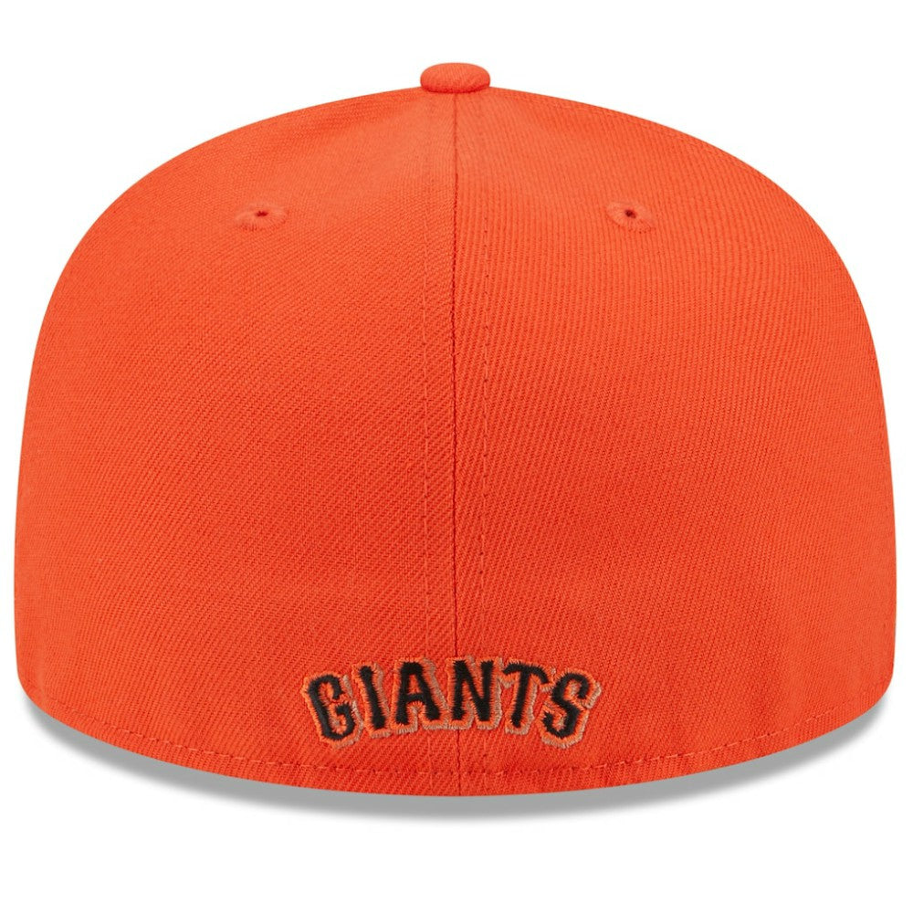 San Francisco Giants New Era Gameday Sideswipe 59FIFTY Fitted Hat - Black/Orange Hats