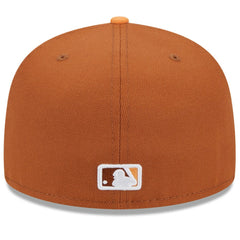 Chicago White Sox New Era Spring Color Basic Two-Tone 59FIFTY Fitted Hat - Brown/Orange Hats