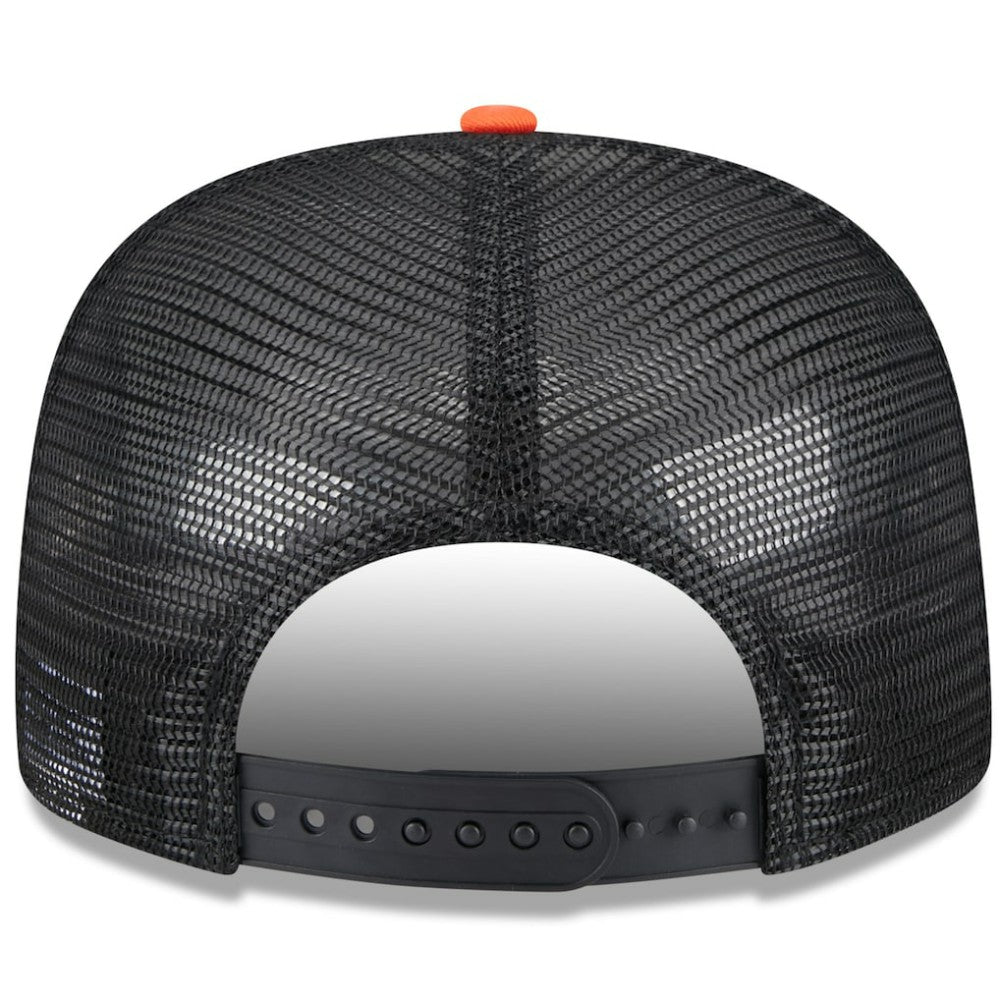 San Francisco Giants New Era Team Foam Front A-Frame Trucker 9FIFTY Snapback Hat - White/Orange Hats