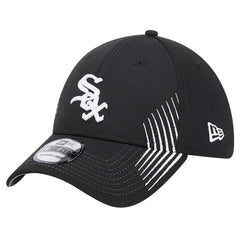 Chicago White Sox New Era Active Dash Mark 39THIRTY Flex Hat - Black Hats