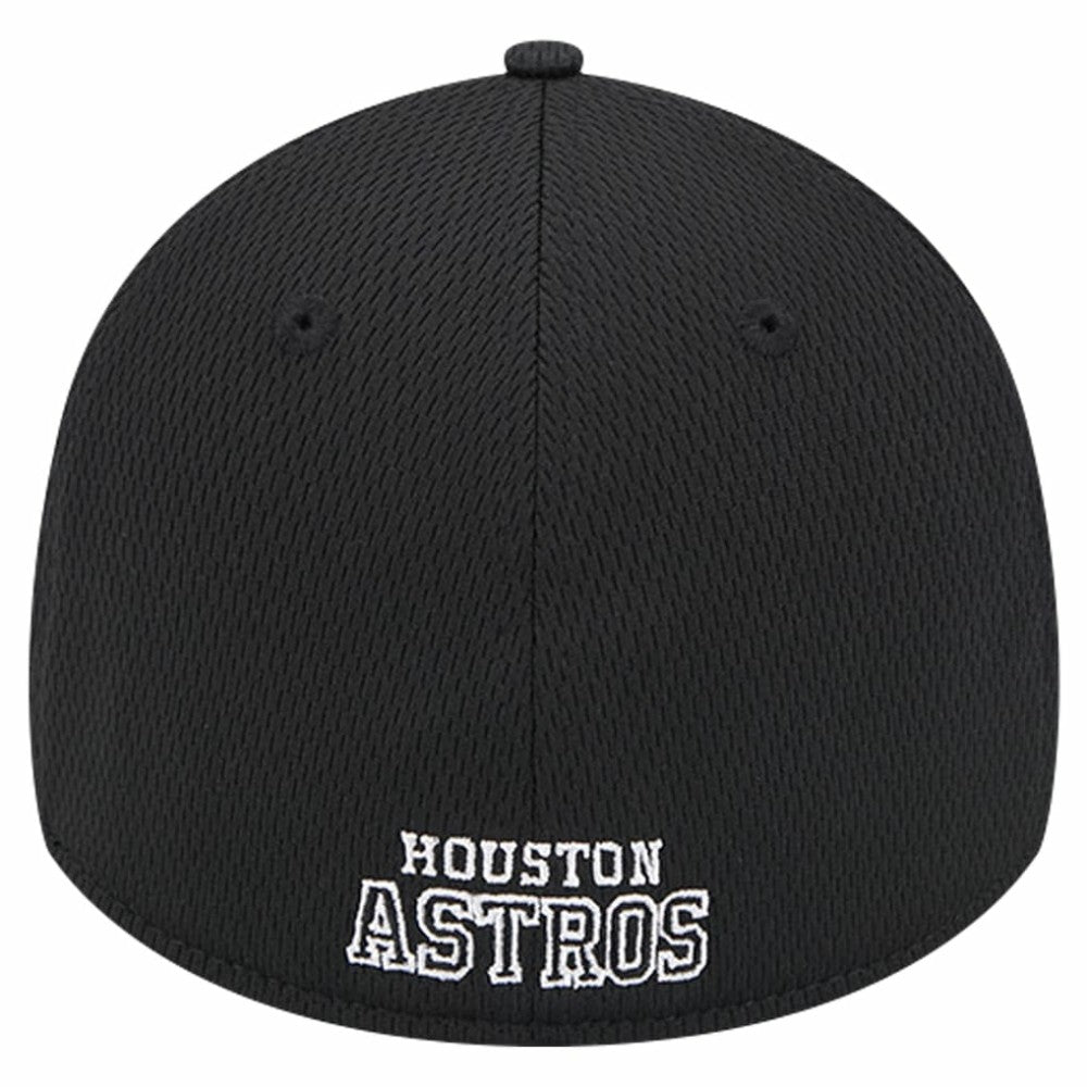 Houston Astros New Era Active Dash Mark 39THIRTY Flex Hat - Black Hats