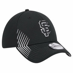 San Francisco Giants New Era Active Dash Mark 39THIRTY Flex Hat - Black Hats