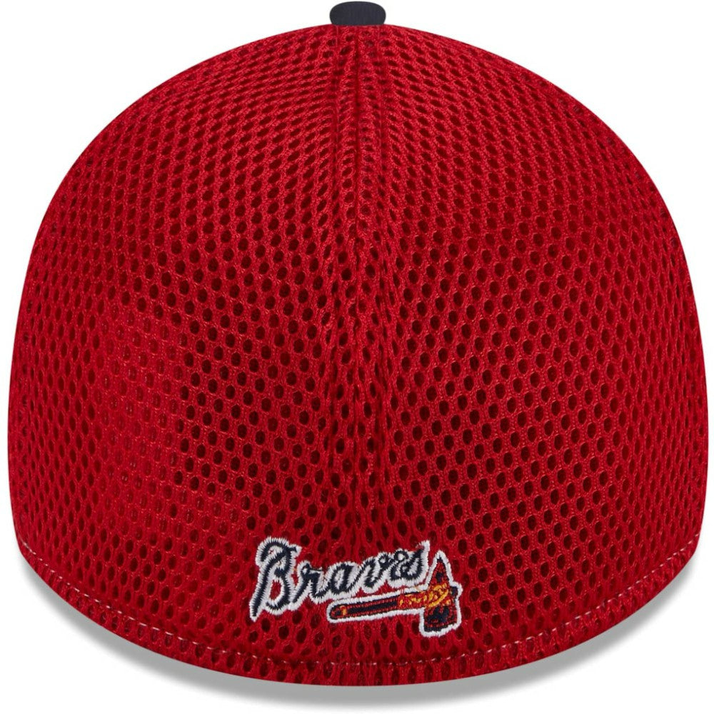 Atlanta Braves New Era Neo 39THIRTY Flex Hat - Navy Hats