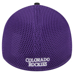 Colorado Rockies New Era Neo 39THIRTY Flex Hat - Black Hats