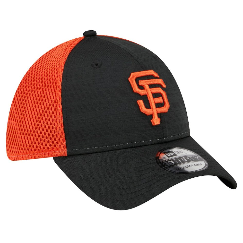 San Francisco Giants New Era Neo 39THIRTY Flex Hat - Black Hats