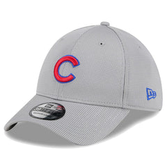 Chicago Cubs New Era Active Pivot 39THIRTY Flex Hat - Gray Hats