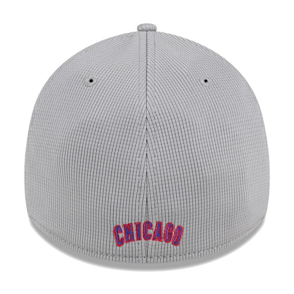 Chicago Cubs New Era Active Pivot 39THIRTY Flex Hat - Gray Hats