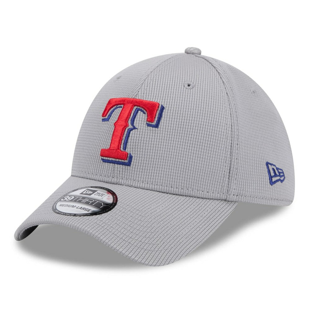 Texas Rangers New Era Active Pivot 39THIRTY Flex Hat - Gray Hats