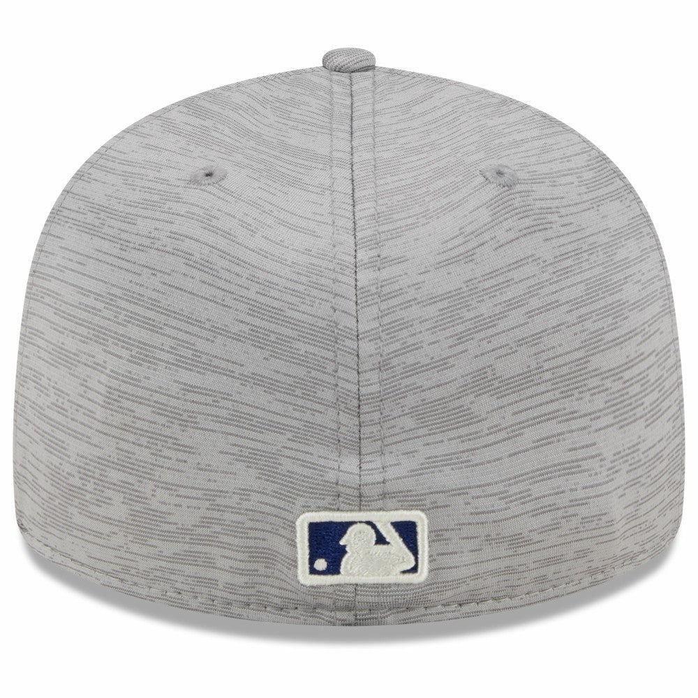 Los Angeles Dodgers New Era 2024 Clubhouse Low Profile 59FIFTY Fitted Hat - Gray Hats