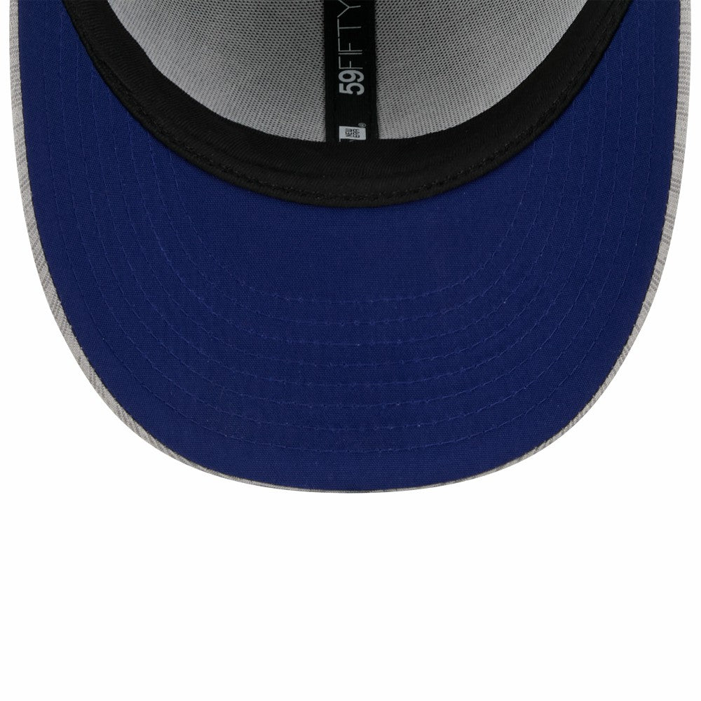 Los Angeles Dodgers New Era 2024 Clubhouse Low Profile 59FIFTY Fitted Hat - Gray Hats