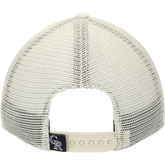 Colorado Rockies New Era Game Day 9TWENTY Adjustable Trucker Hat - Stone Hats