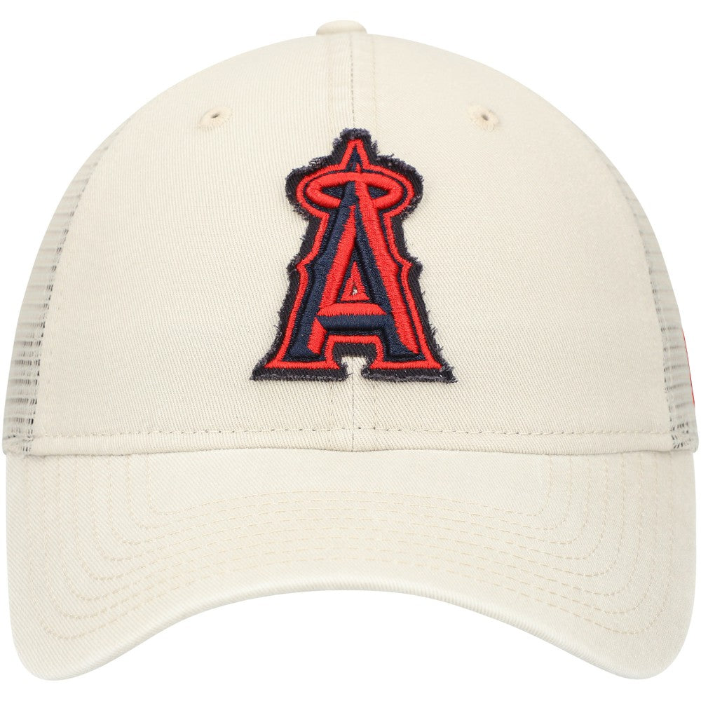 Los Angeles Angels New Era Game Day 9TWENTY Adjustable Trucker Hat - Stone Hats